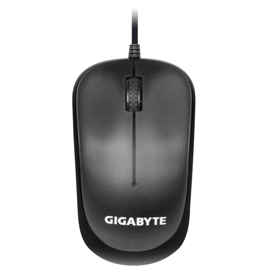 Gigabyte KM6300 USB Wired Keyboard & Mouse Combo multimedia controls 1000dpi Adjustable Portable