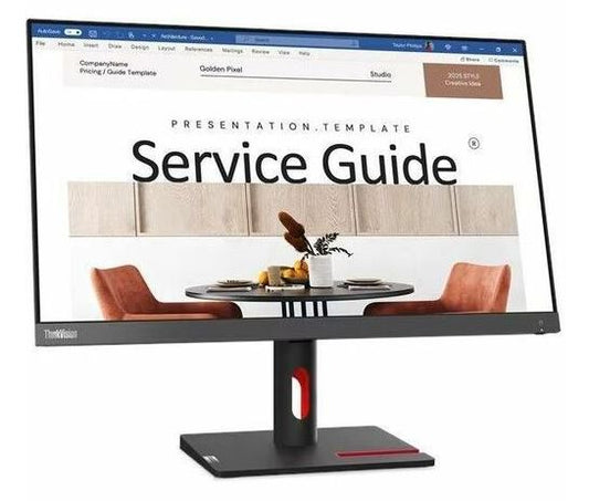 LENOVO ThinkVision S24I-30 23.8"/24" 100Hz FreeSync FHD Monitor 1920x1080 4ms 16:9 VA HDMI VGA Audio Out Tilt Adjustment VESA 3YR WTY ~62AEKAR2AU