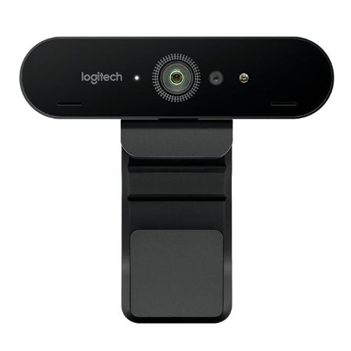 Logitech BRIO 4K Ultra HD Webcam HDR RightLight3 5xHD Zoom Auto Focus Infrared Sensor Video Conferencing Streaming Recording Windows