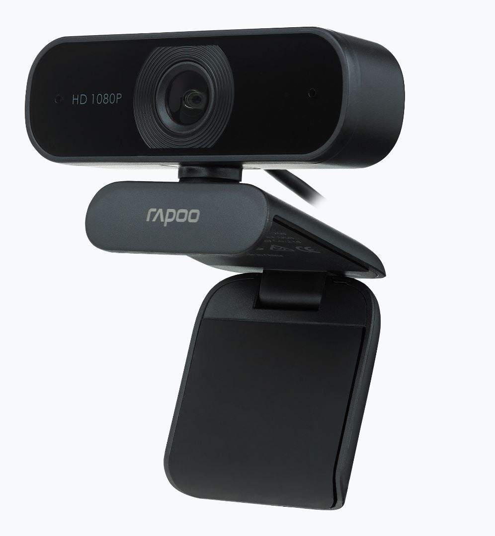 RAPOO C260 Webcam FHD 1080P/HD720P, USB 2.0 - Ideal for TEAMS, Zoom